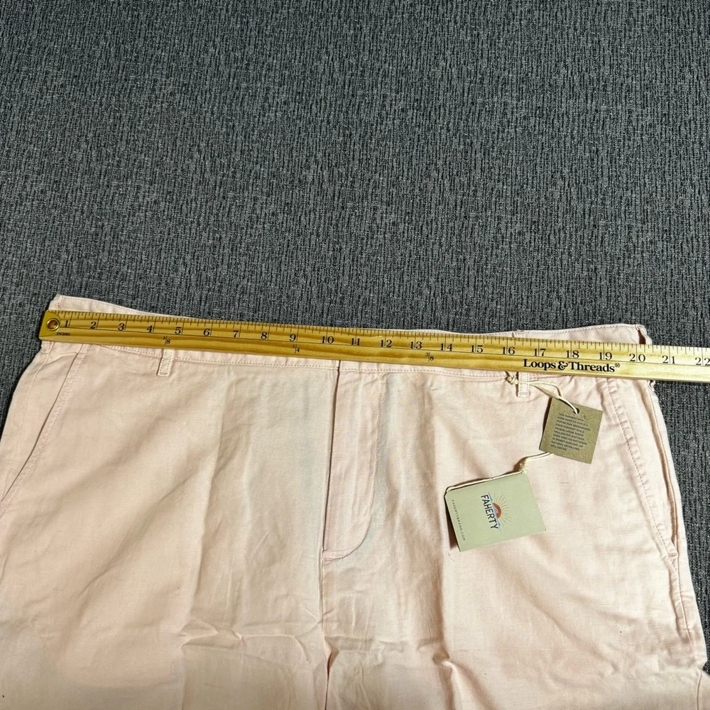 Faherty Malibu Linen & Cotton Chino Shorts